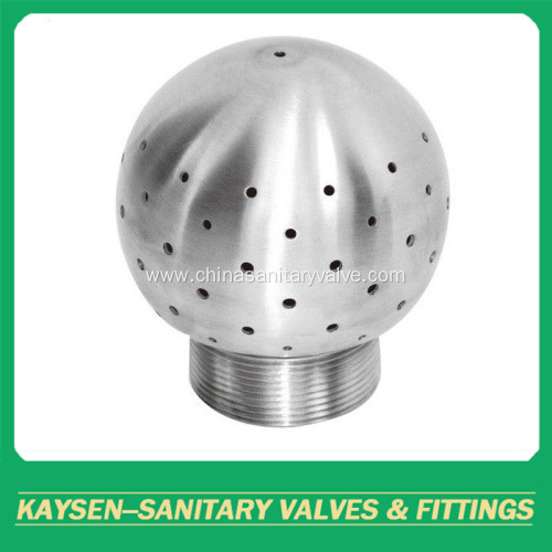 Sanitary stainless steel welded Fixed cleaning ball